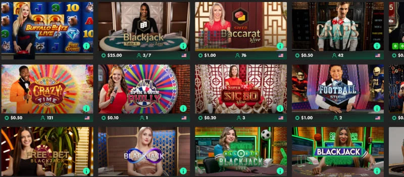 NetEnt Casino lobby